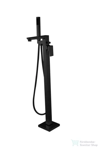Invena PAROS BLACK szabadon álló kádtöltő csaptelep,matt fekete BW-09-W04-A