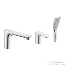   Invena SIROS 3 üléses kádtöltő csaptelep zuhanyszettel,króm BW-90-S01-A