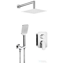   Deante ALPINIA falsík alatti zuhanyszett, keverő BOX-al és esőztetővel, króm BXYZ0GAM