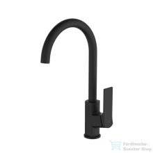   Invena NERI BLACK mosogató csaptelep,matt fekete BZ-01-004-L