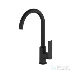  Invena NERI BLACK mosogató csaptelep,matt fekete BZ-01-004-L