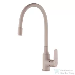   Invena JOGA PLUS konyhai csaptelep, álló, flexibilis kifolyócsővel, bézs BZ-32-P03-C