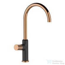   Invena MOONLIGHT mosogató csaptelep,fekete/rózsa arany BZ-77-014-V