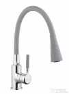 Invena HULA 2 funkciós mosogató csaptelep flexibilis kifolyócsővel,szürke/króm BZ-85-L05-L