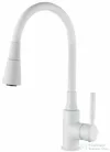 Invena HULA PLUS 2 funkciós mosogató csaptelep flexibilis kifolyócsővel,fehér BZ-85-P02-L