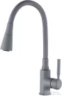 Invena HULA PLUS 2 funkciós mosogató csaptelep flexibilis kifolyócsővel,szürke BZ-85-P05-L