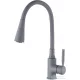 Invena HULA PLUS 2 funkciós mosogató csaptelep flexibilis kifolyócsővel,szürke BZ-85-P05-L