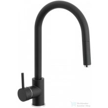   Invena DUET kihúzható fejes mosogató csaptelep,matt fekete BZ-95-W04-C