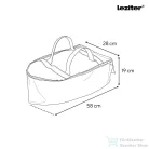 Leziter Etetőhajó táska C,X,Z,V modellekhez 58x28x19 cm fekete Bag-3