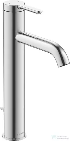 Duravit C.1 L magasított mosdócsaptelep automata leeresztővel, króm C11030001010