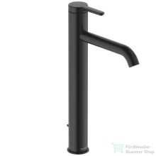   Duravit C.1 XL magasított mosdócsaptelep automata leeresztővel, matt fekete C11040001046