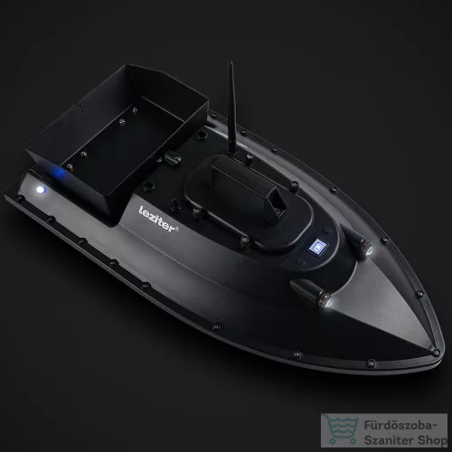Leziter Etetőhajó C12 GPS hátrakidobós fekete C12-HK-B-G1