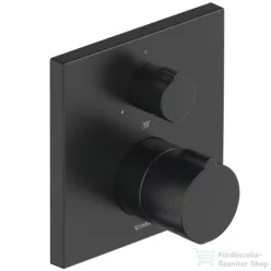  Duravit C.1 falsík alatti termosztátos kád/zuhanycsaptelep, matt fekete C14200015046