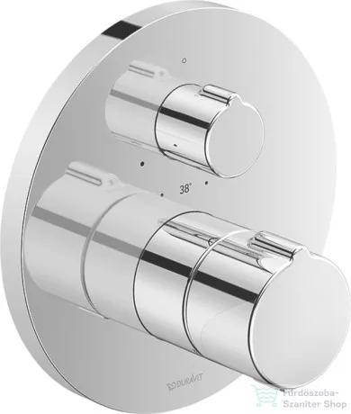 Duravit C.1 falsík alatti termosztátos kád/zuhanycsaptelep, króm C14200016010