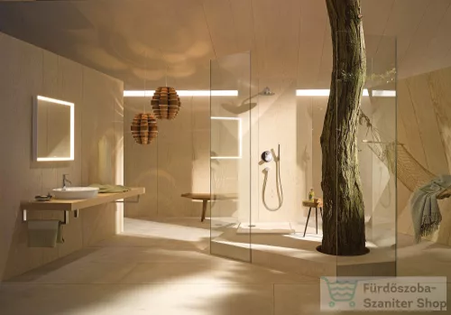 Duravit C.1 falsík alatti termosztátos kád/zuhanycsaptelep, króm C14200016010