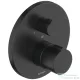 Duravit C.1 falsík alatti termosztátos kád/zuhanycsaptelep, matt fekete C14200016046