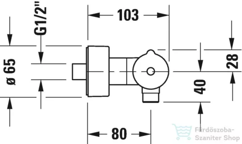 Duravit C.1 termosztátos zuhanycsaptelep, króm C14220000010