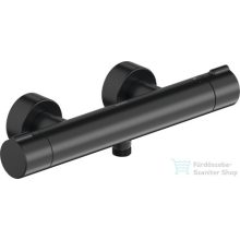   Duravit C.1 termosztátos zuhanycsaptelep, matt fekete C14220000046