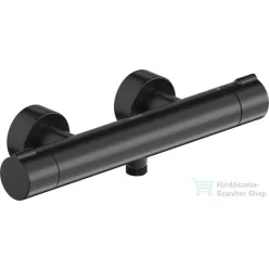   Duravit C.1 termosztátos zuhanycsaptelep, matt fekete C14220000046