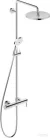 Duravit C.1 falon kívüli zuhanyrendszer, króm C14280007010