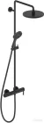 Duravit C.1 falon kívüli zuhanyrendszer, matt fekete C14280007046