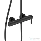 Duravit C.1 falon kívüli zuhanyrendszer, matt fekete C14280007046