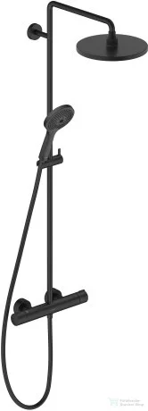 Duravit C.1 termosztátos zuhanyrendszer, matt fekete C14280008046