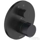 Duravit C.1 falsík alatti termosztátos kád/zuhanycsaptelep kádkifolyó/kézizuhany jelöléssel, matt fekete C15200014046