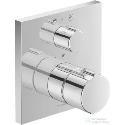   Duravit C.1 falsík alatti termosztátos kád/zuhanycsaptelep kádkifolyó/kézizuhany jelöléssel,légbeszívóval, króm C15200017010