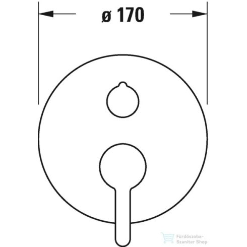 Duravit C.1 falsík alatti kád /zuhany csaptelep,kádkifolyó/kézizuhany jelöléssel,matt fekete C15210012046