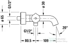 Duravit C.1 termosztátos kádtöltő csaptelep, króm C15220000010