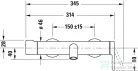 Duravit C.1 kádtöltő csaptelep zuhanyszett nélkül,króm C15230000010