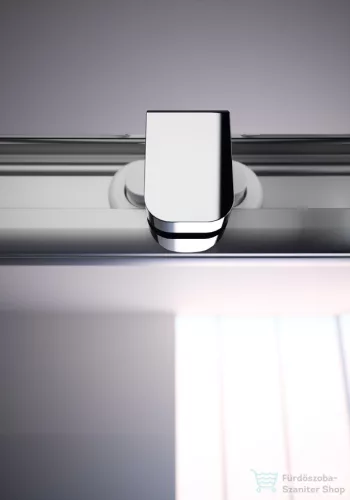 Hüppe CLASSICS 2 100x100x190 negyedköríves tolóajtós zuhanykabin, rádiusz: 500, fényes ezüst profilzattal, világos üveggel, Anti-Plaque nélkül C20605 069 321