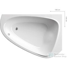 Ravak LoveStory II Jobb akrilkád snowwhite C761000000