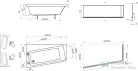 Ravak 10° kád 160x95 jobbos fehér C841000000