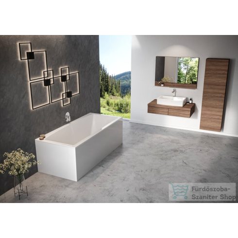 Ravak FORMY 02 Slim 180x80 cm-es akrilkád,hófehér C891300000