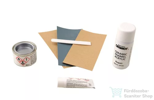 Sapho REPAIR KIT javító szett - kerámia, zománc és akril, fehér CA-16080