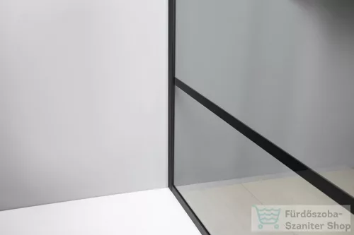 Sapho GELCO CURE BLACK fix zuhanyfal, 900mm, matt fekete (CB90)