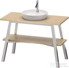 Duravit CAPE COD 1120x570 mm-es fém állvány,Vintage Oak Solid wood CC953209595