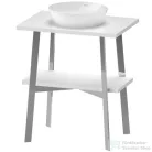 Duravit CAPE COD 700x480 mm-es fém állvány, White High Gloss Lacquer CC953408585