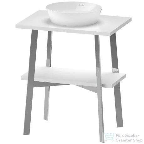 Duravit CAPE COD 700x480 mm-es fém állvány, White High Gloss Lacquer CC953408585