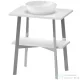 Duravit CAPE COD 700x480 mm-es fém állvány, White High Gloss Lacquer CC953408585
