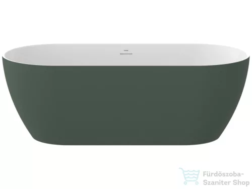 Ravak Freedom O Tec 170x77 cm-es szabadon álló kád fehér lefolyóval,grey green/fehér CD11200000