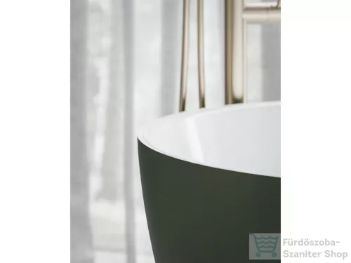 Ravak Freedom O Tec 170x77 cm-es szabadon álló kád fehér lefolyóval,grey green/fehér CD11200000