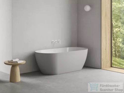Ravak Freedom O Tec 170x77 cm-es szabadon álló kád fehér lefolyóval,Smoke grey/fehér CD31500000