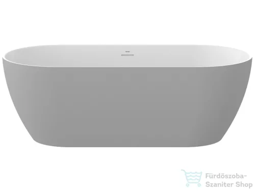 Ravak Freedom O Tec 170x77 cm-es szabadon álló kád fehér lefolyóval,Smoke grey/fehér CD31500000