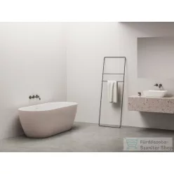   Ravak Freedom O Tec 170x77 cm-es szabadon álló kád fehér lefolyóval,Alabaster pink/fehér CD41600000