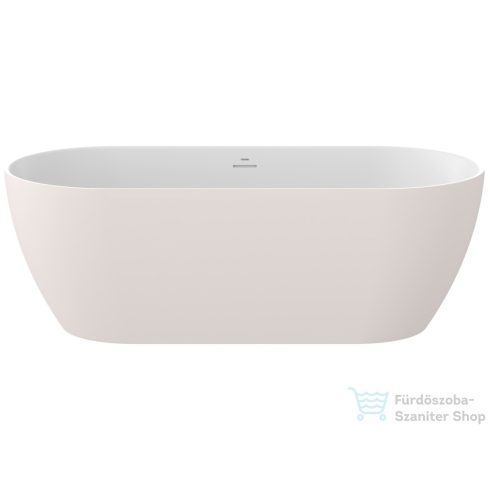Ravak Freedom O Tec 170x77 cm-es szabadon álló kád fehér lefolyóval,Alabaster pink/fehér CD41600000