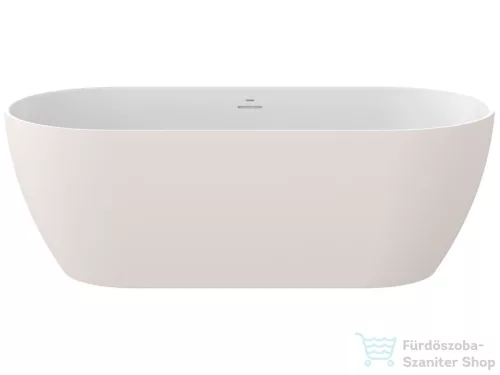 Ravak Freedom O Tec 170x77 cm-es szabadon álló kád fehér lefolyóval,Alabaster pink/fehér CD41600000
