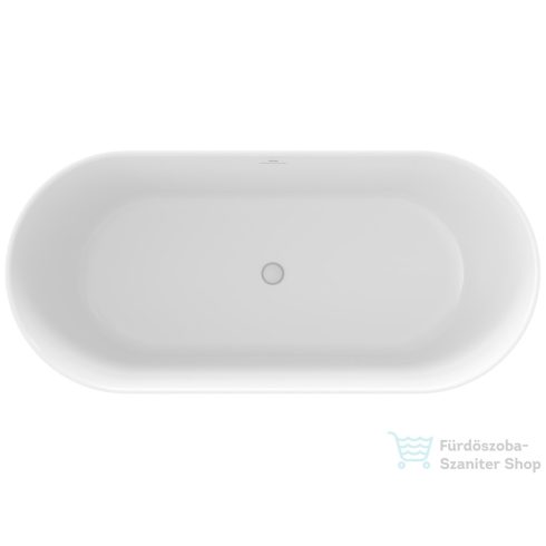 Ravak Freedom O Tec 170x77 cm-es szabadon álló kád fehér lefolyóval,Alabaster pink/fehér CD41600000